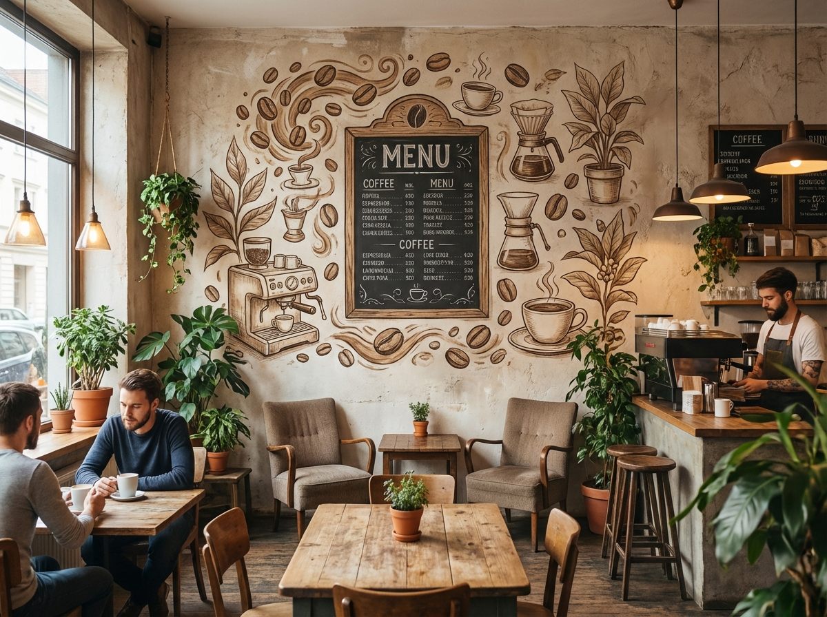 Restaurants wall print